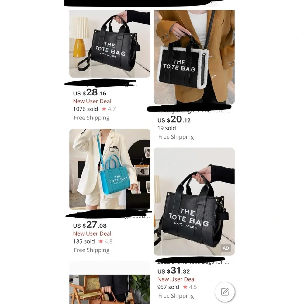 FYI Marc Jacobs Tote Bags ‼️‼️‼️‼️‼️‼️‼️ - Picture 2 of 16